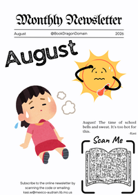 August Book Dragon Domain Newsletter