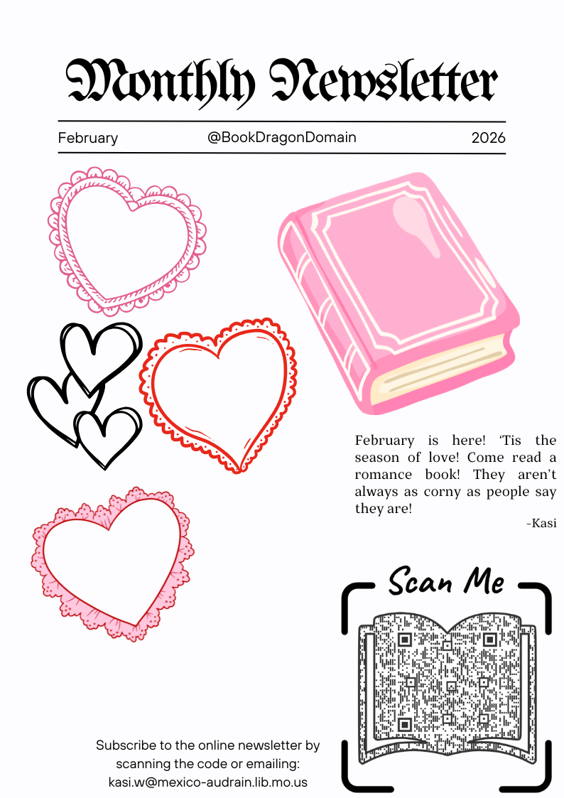 February Book Dragon Domain Newsletter
