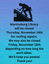 Martinsburg Library roofing repairs.png